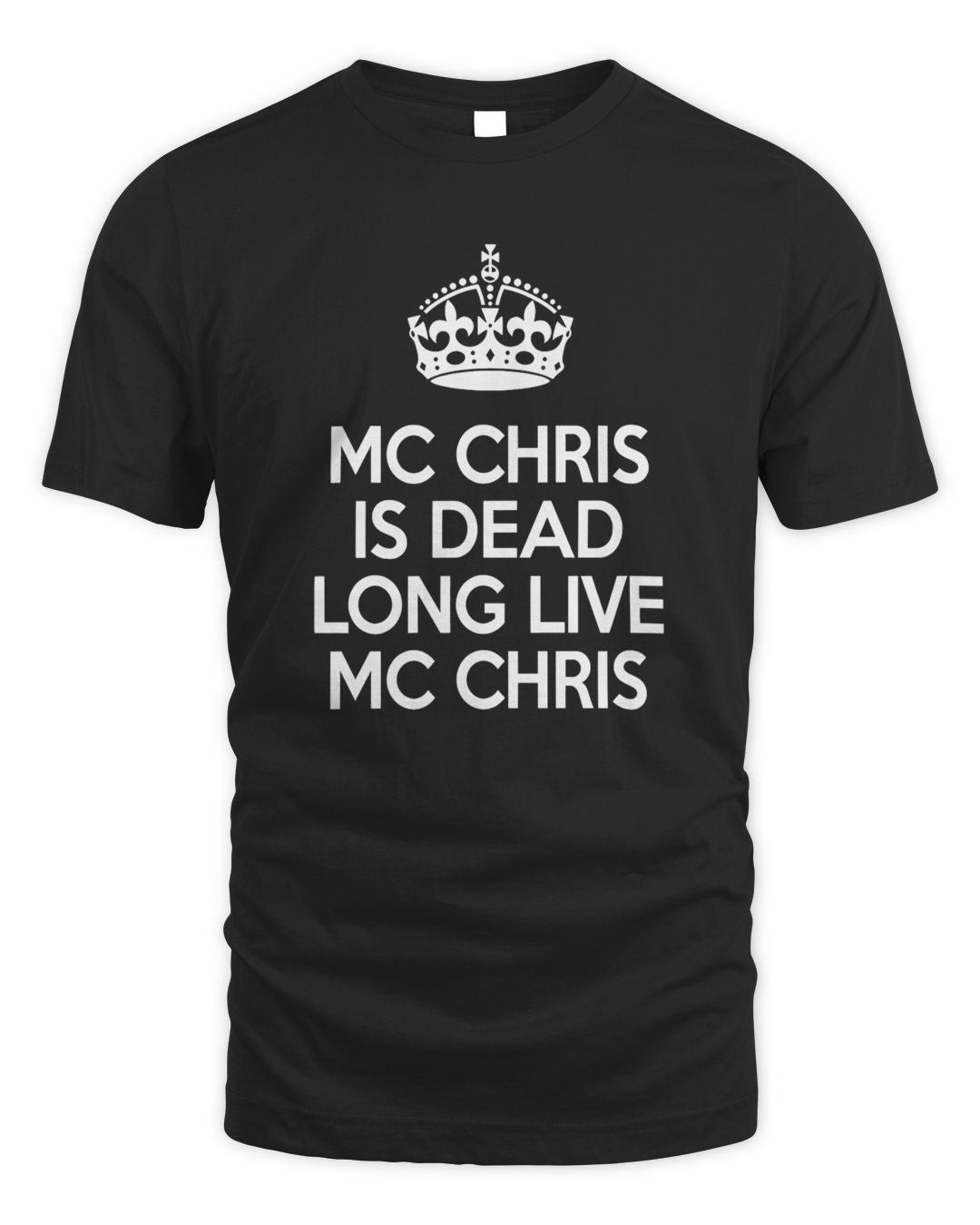 Mc Chris Merch Long Live Mc T-shirt Black