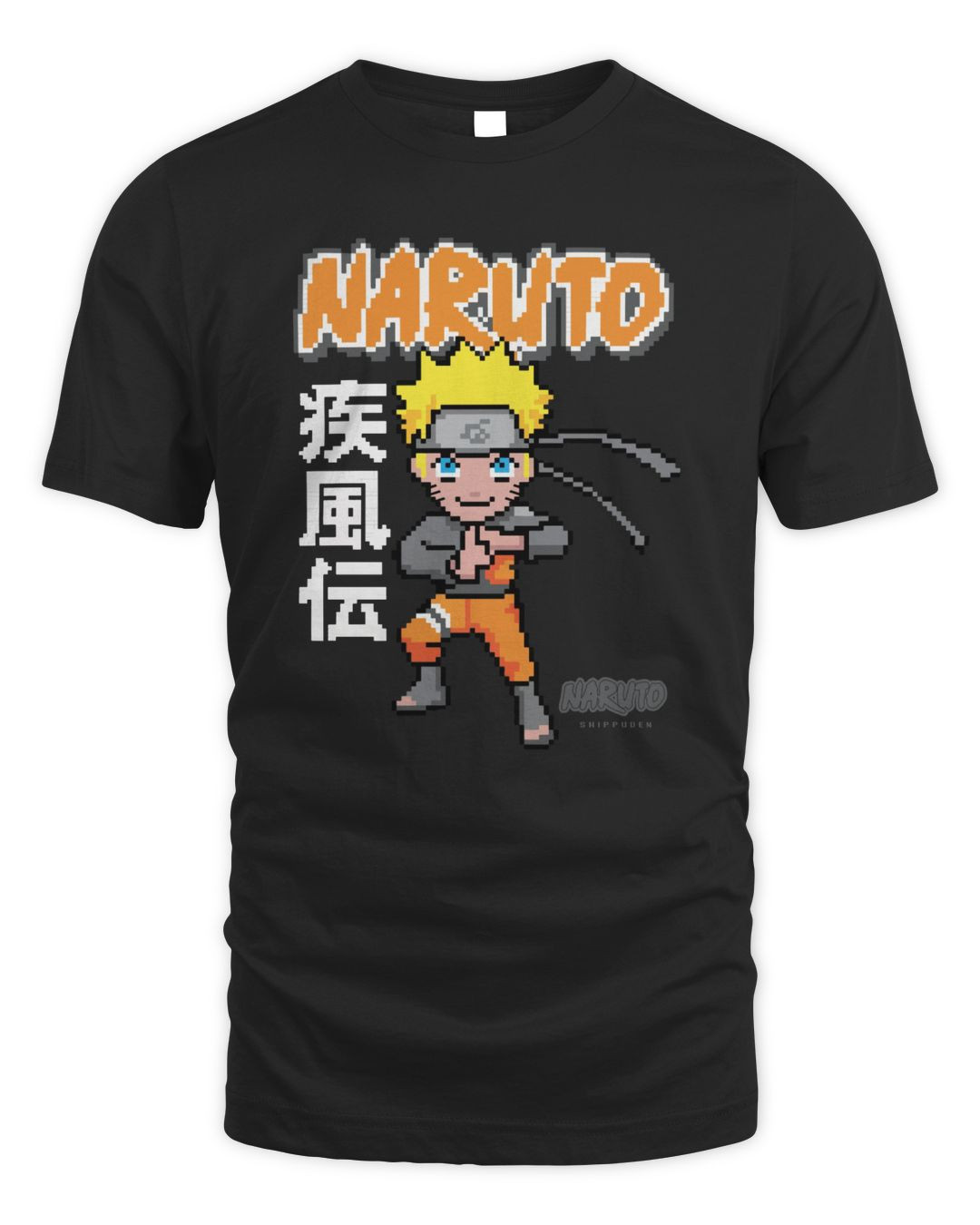 Naruto Merch 8 Bit Naruto Shirt