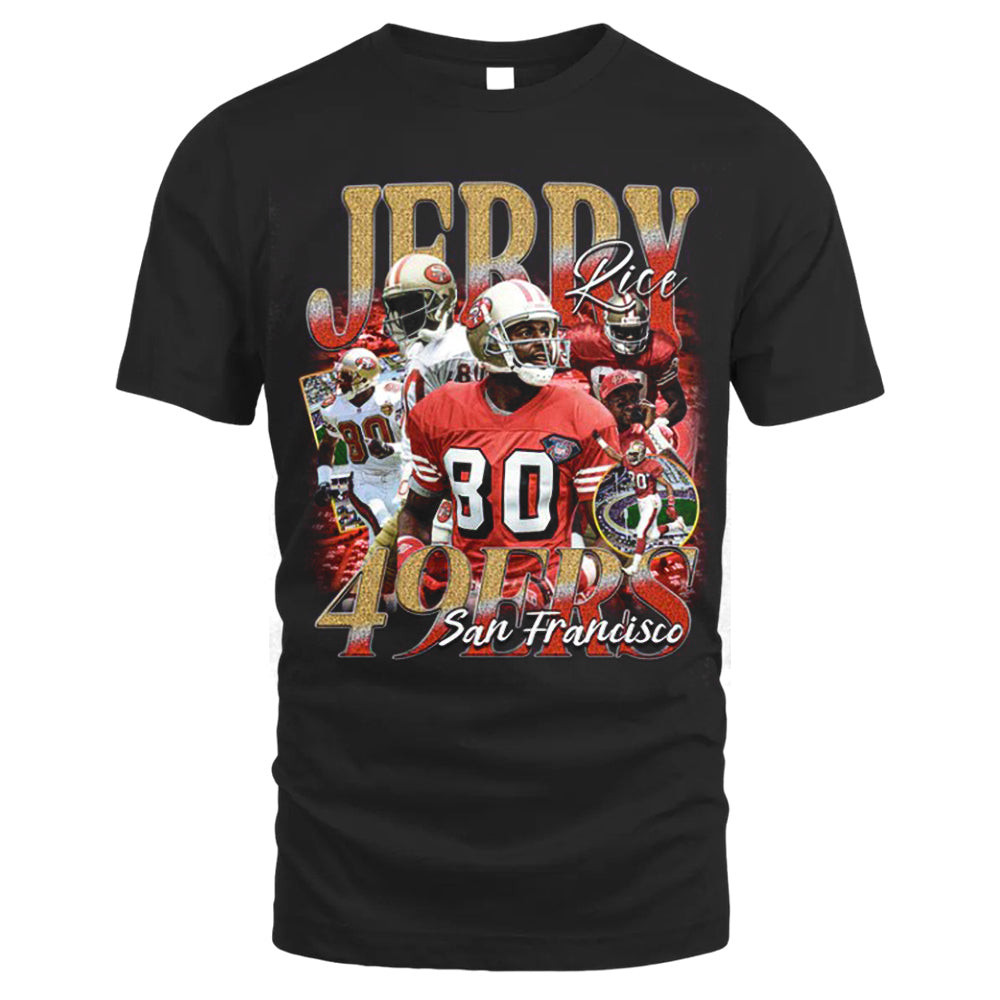 Jerry Rice Vintage Tee, Vintage T-shirt Style