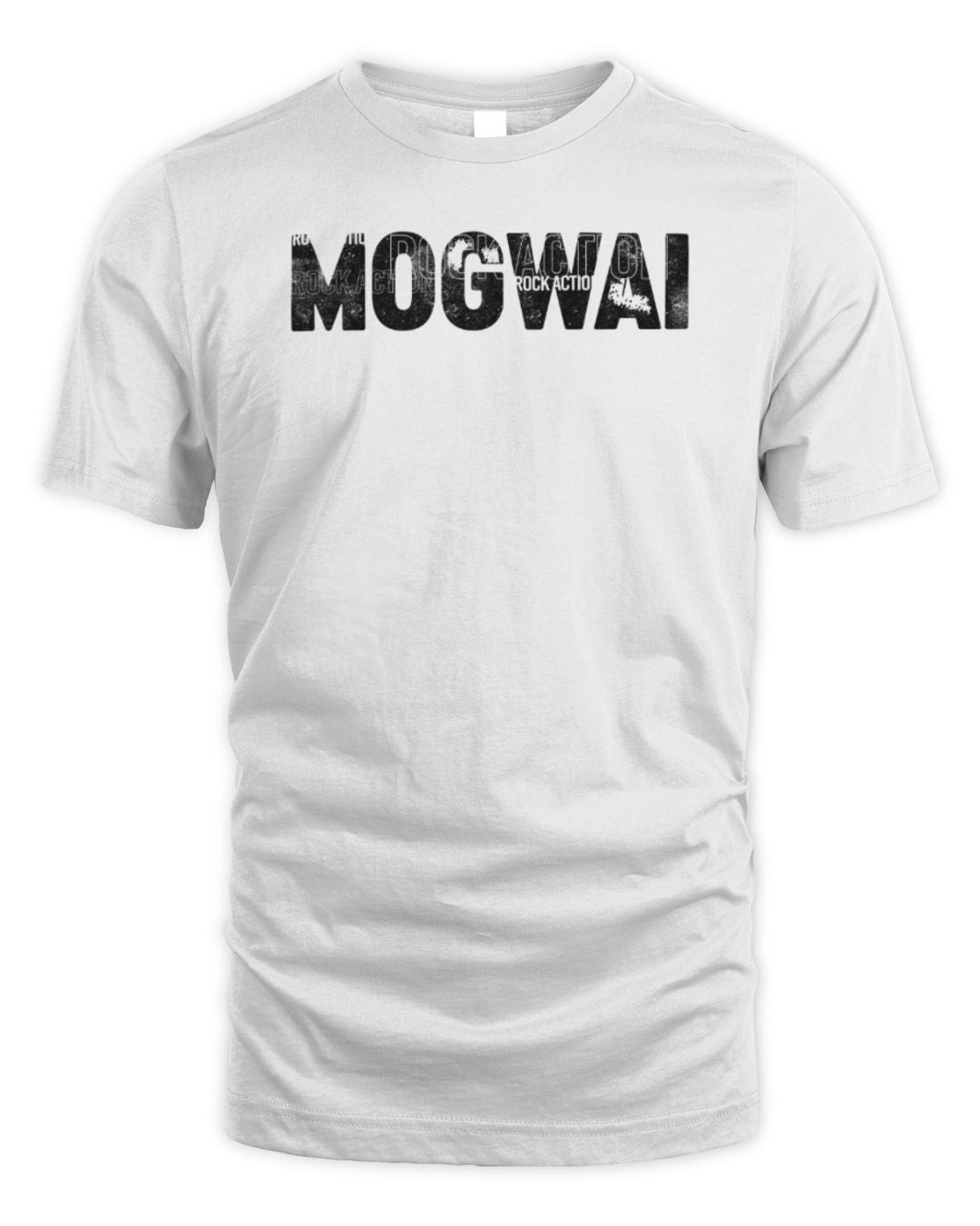 Mogwai Merch Rock Action Red T-shirt