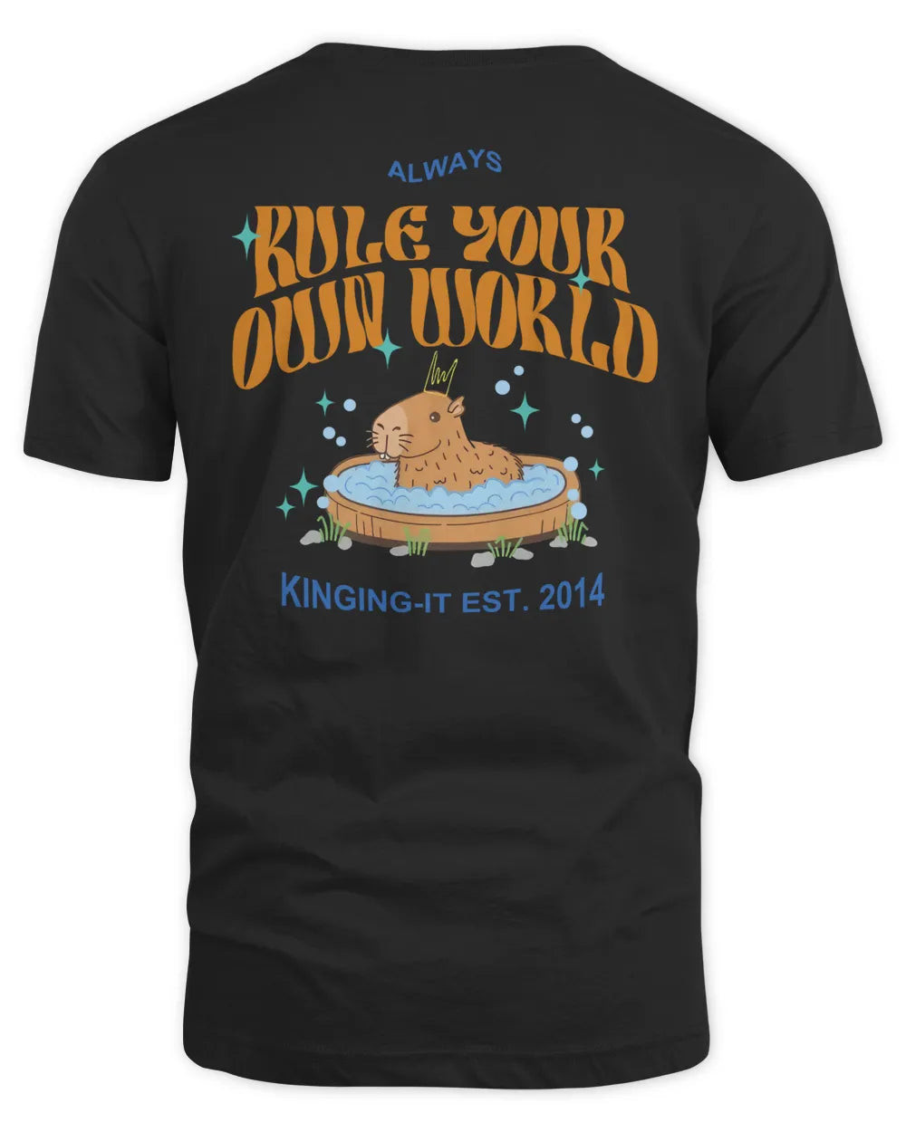 Kinging It Lazee Capybara T-shirt