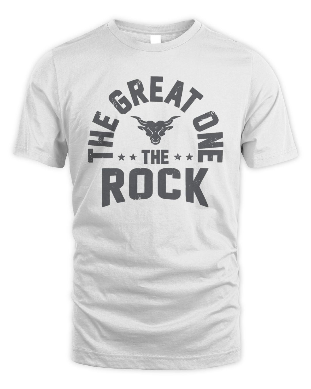 Men's Ripple Junction Heather Gray The Rock The Great One T-shirt