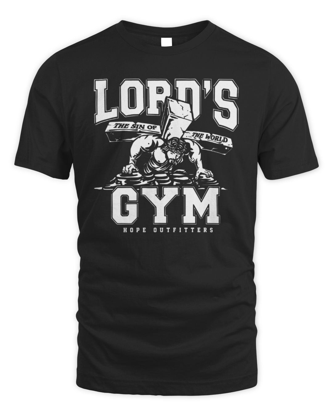 Hope Outfitters Black Lord's Gym Tee