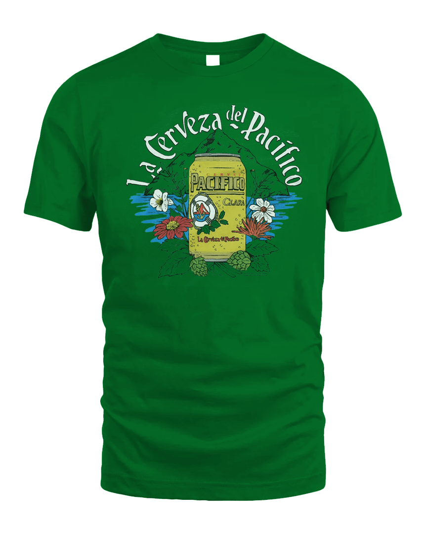 La Cerveza Del Pacifico Tribute To The Refreshing Pilsner From South Of The Border, Mexico's Very Own Pacifico T Shirt