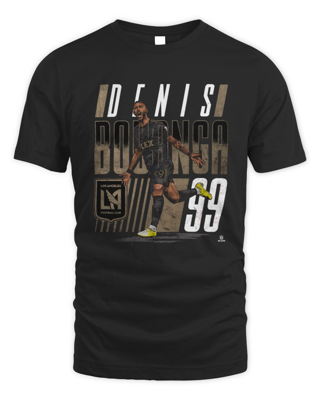 Lafc Denis Bouanga Black Celebration Crewneck Sweatshirt