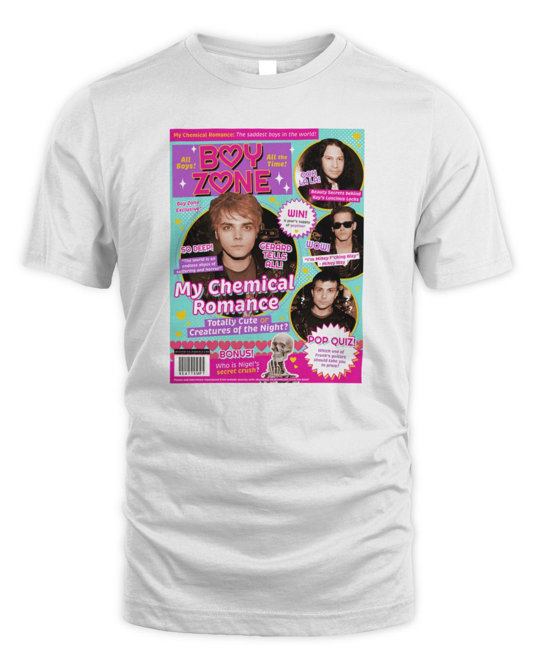 My Chemical Romance The Saddest Boy In The World New 2022 T-shirt