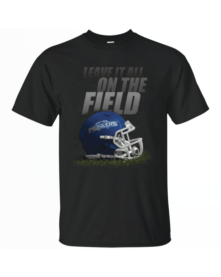 Leave It All On The Field Wisconsin Platt Pioneers Gridiron T Shirt
