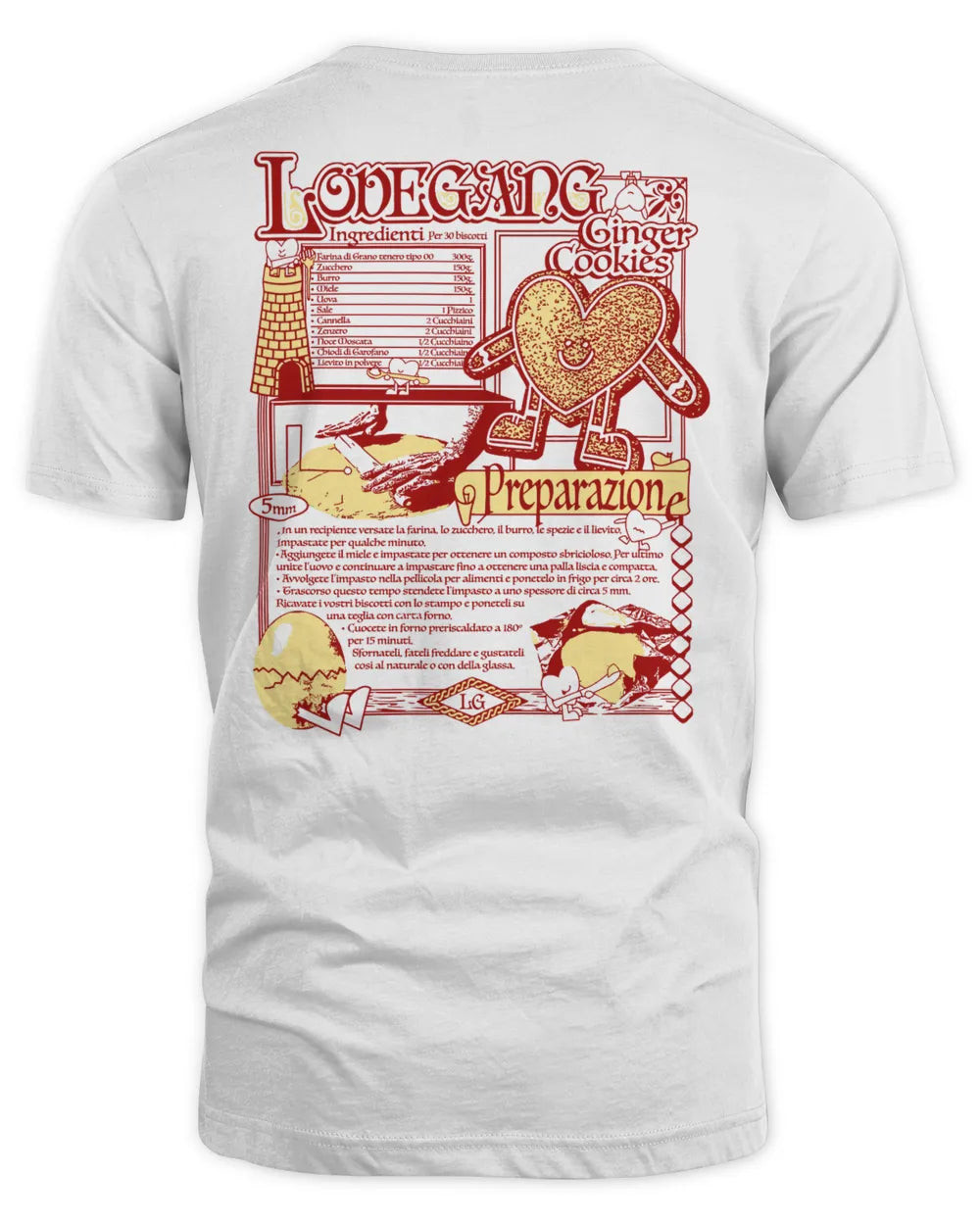 Lovegang Merch Ginger Cookie Shirt