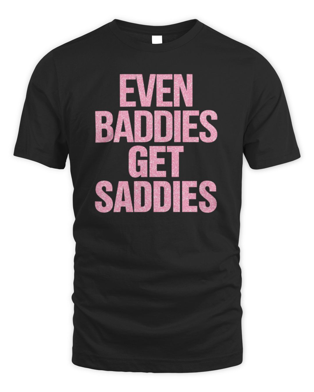 Jonas Brothers Joe Jonas Merch Even Baddies Get Saddies Text Tee