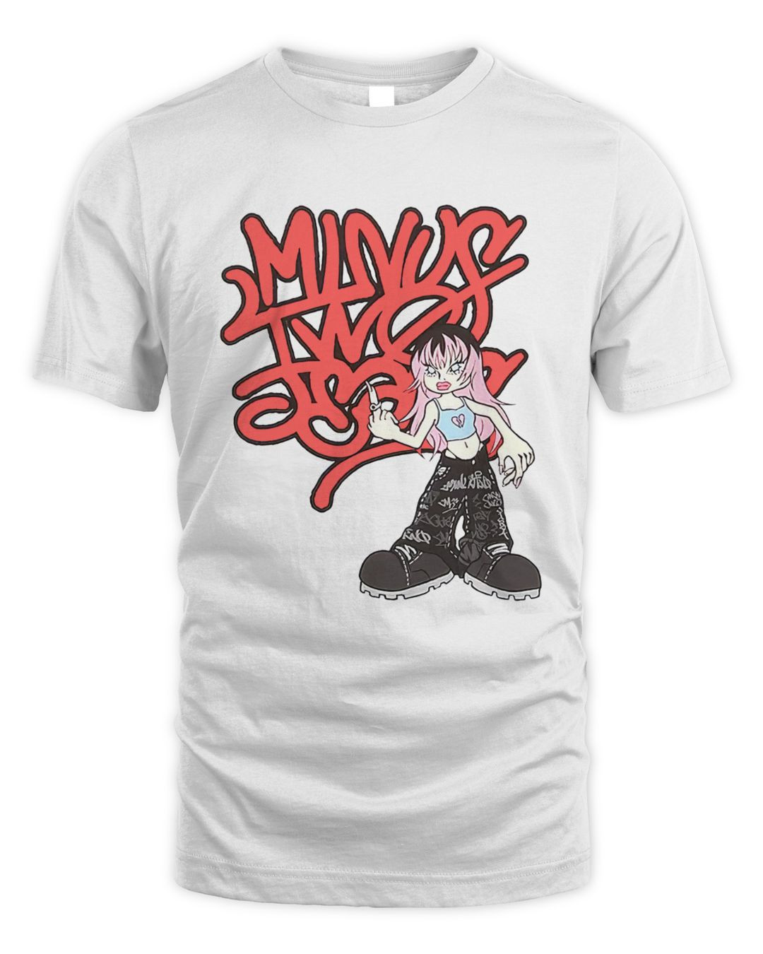 Minus Two Clothing Logo Mascot T-shirt