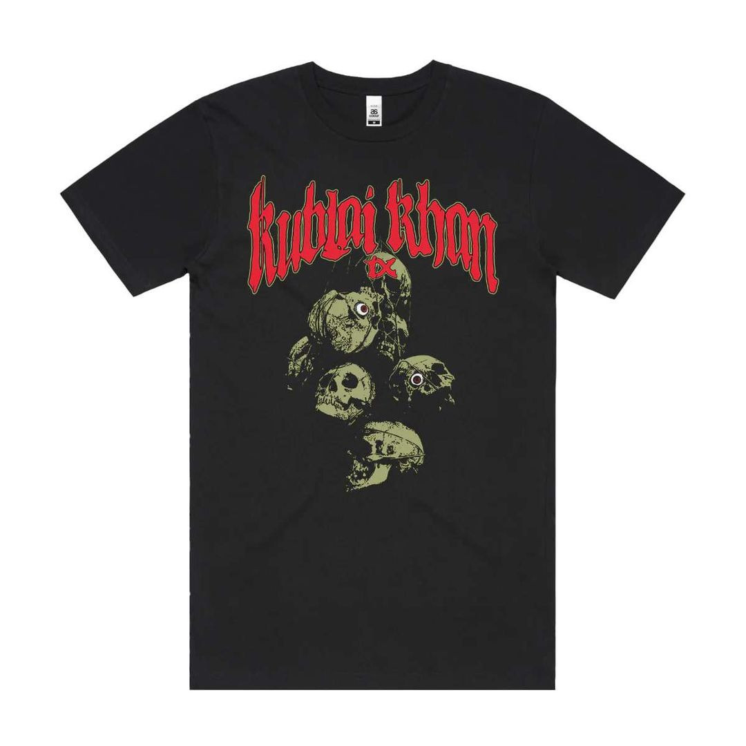 Kublai Khan Tx Merch Skull Tee Black