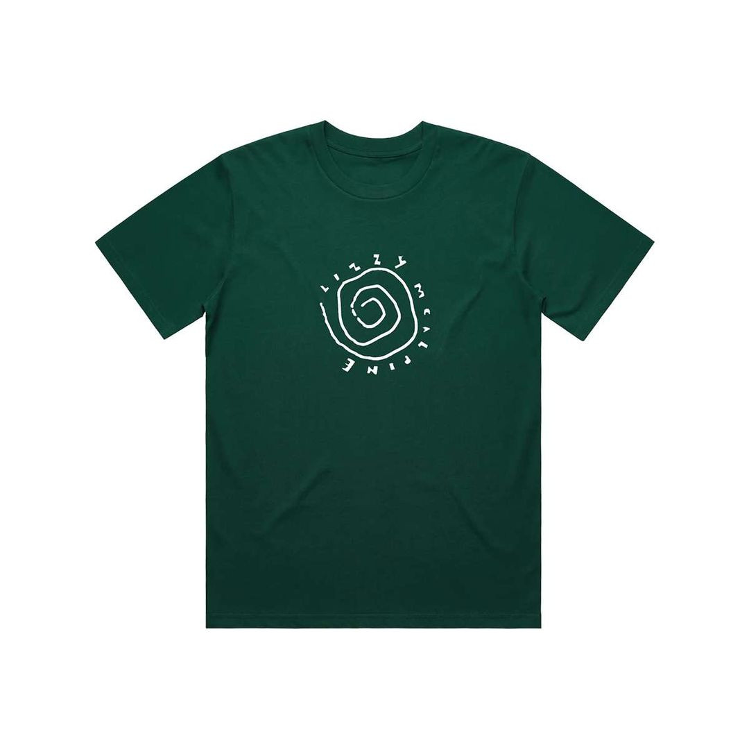 Lizzy Mcalpine Green Vortex Tee