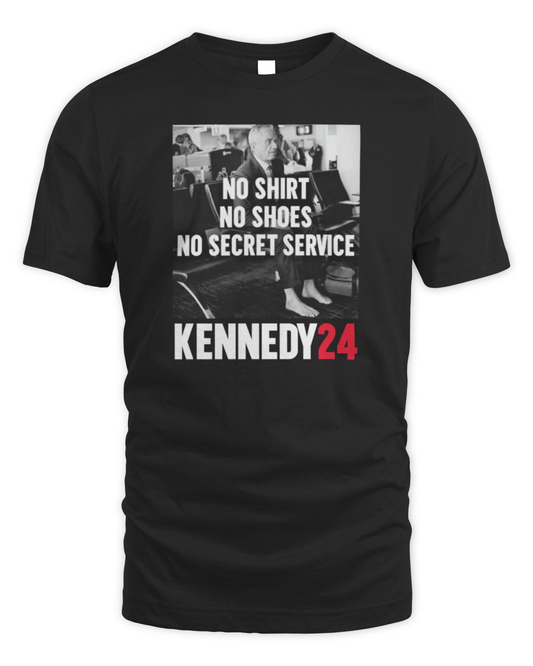 Kennedy 24 Merch No Shirt, No Shoes, No Secret Service Hoodie Sweatshirt