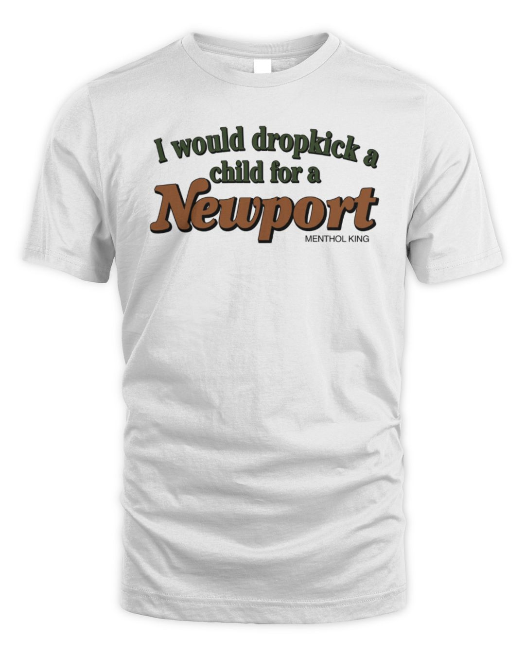 I Would Dropkick A Child Newport Sweatshirt Hoodie White
