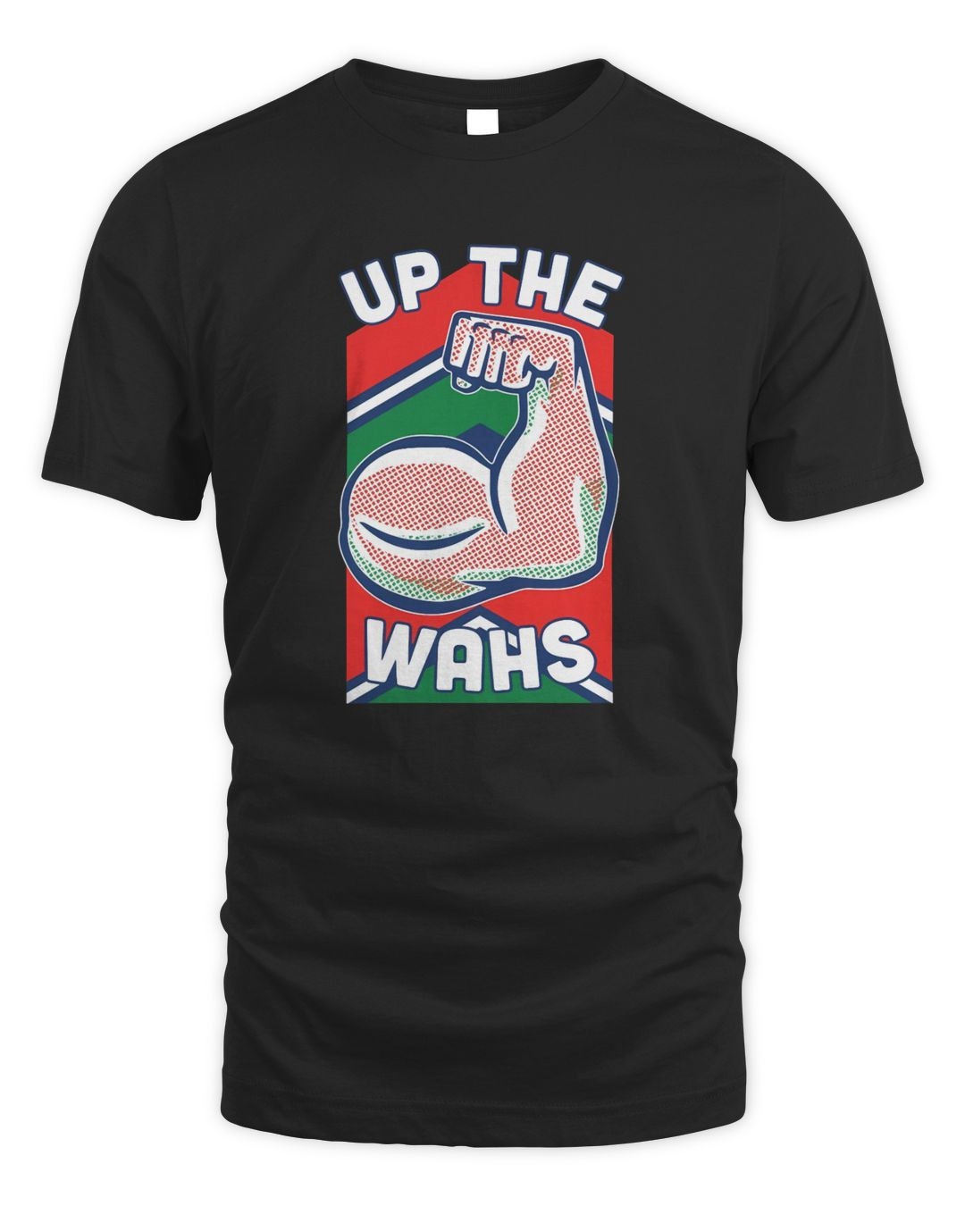 Mr Vintage Up The Wahs T-shirt Black