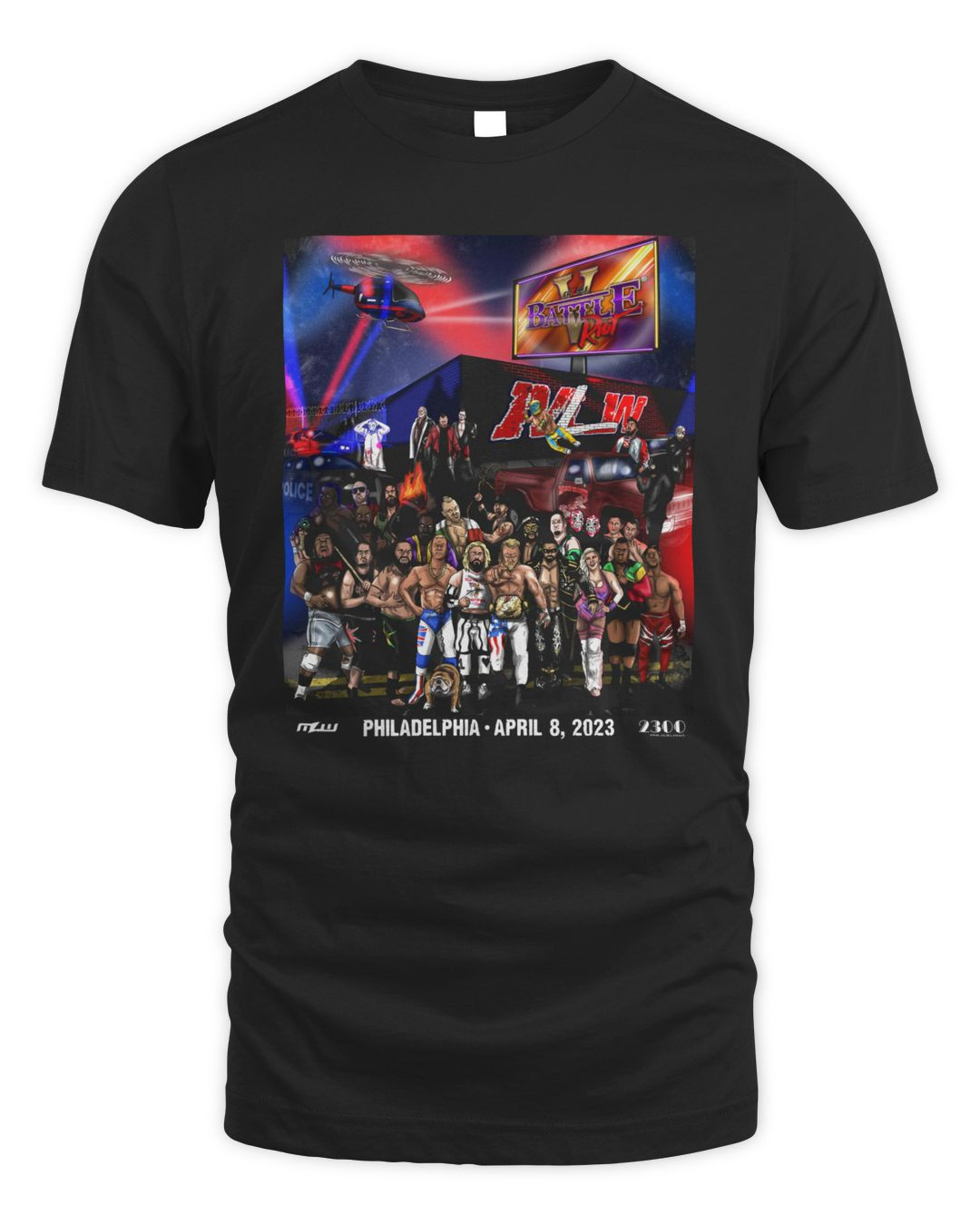 Mlw Battle Riot V Event T-shirt