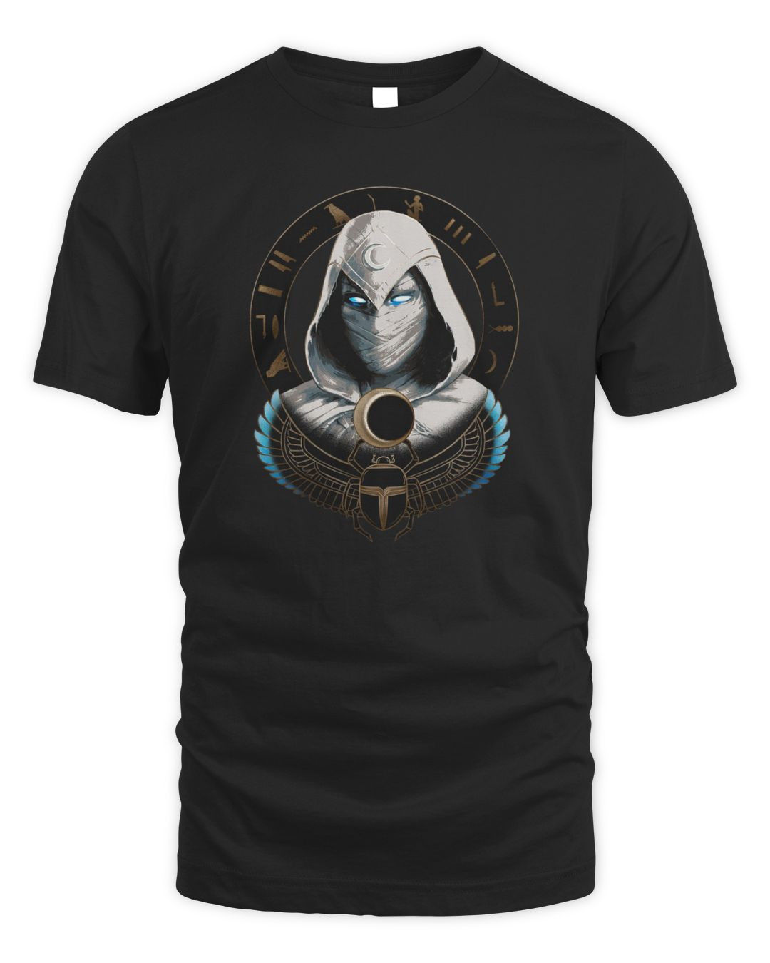 Moon Knight Merch Hieroglyphs Portrait Shirt