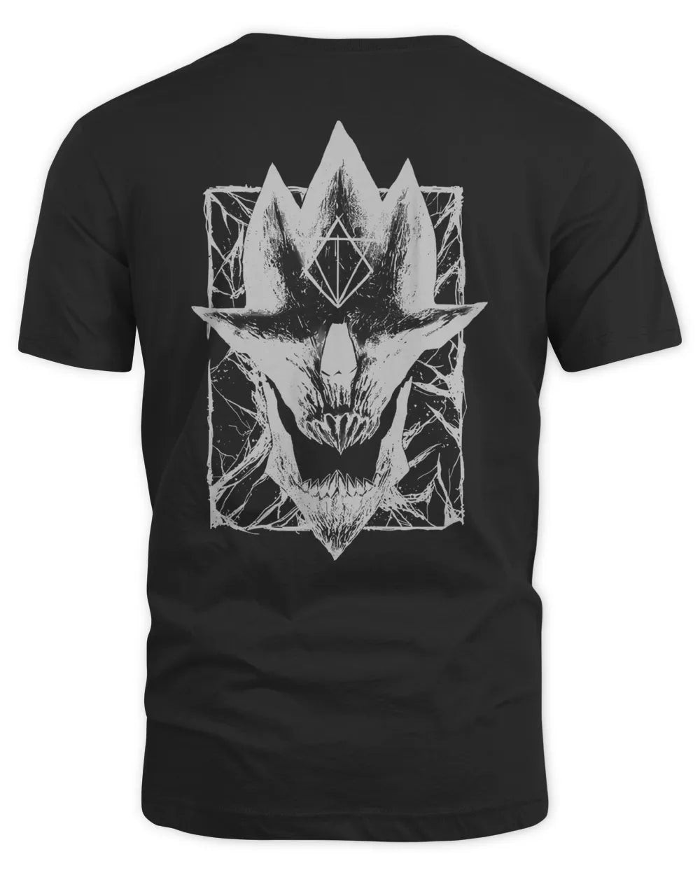 In Flames Merch Jester Skull Logo Shirt