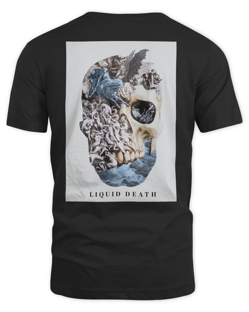 Liquid Death Merch Designer Death Shirt