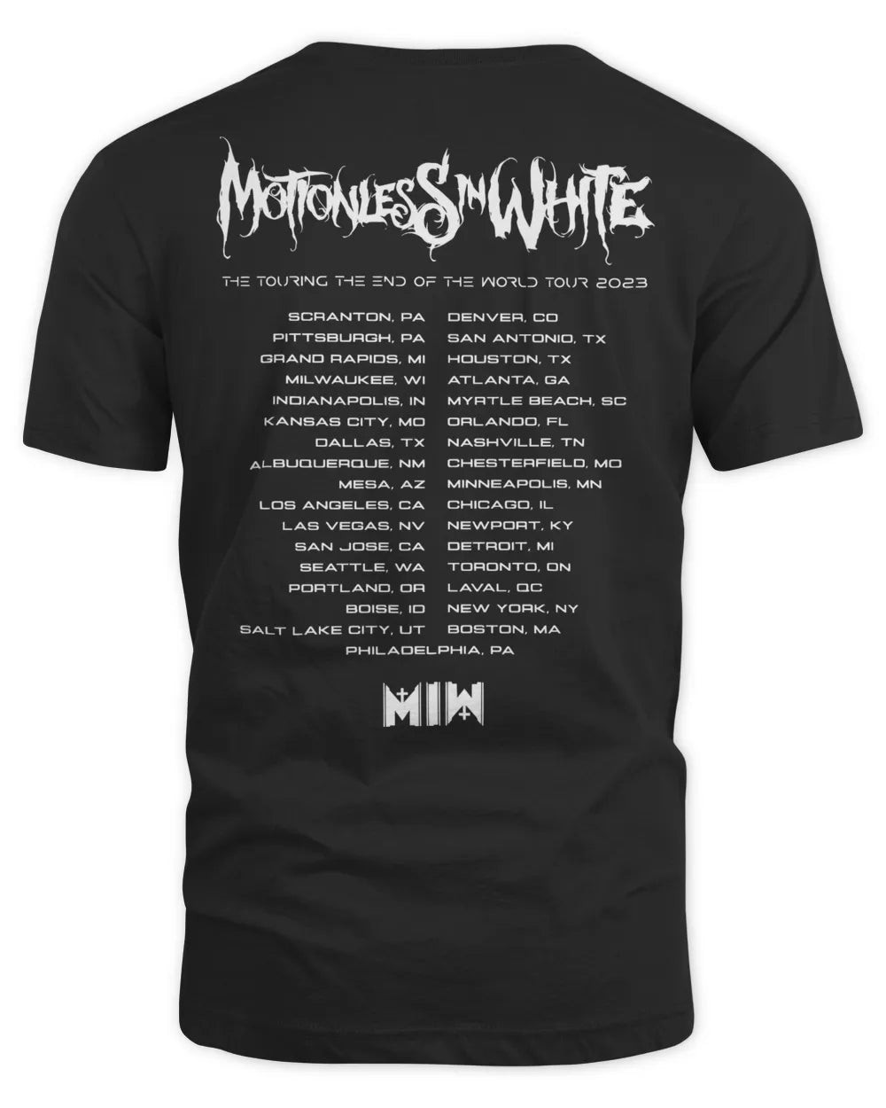 Motionless In White Merch Matrix Shirt