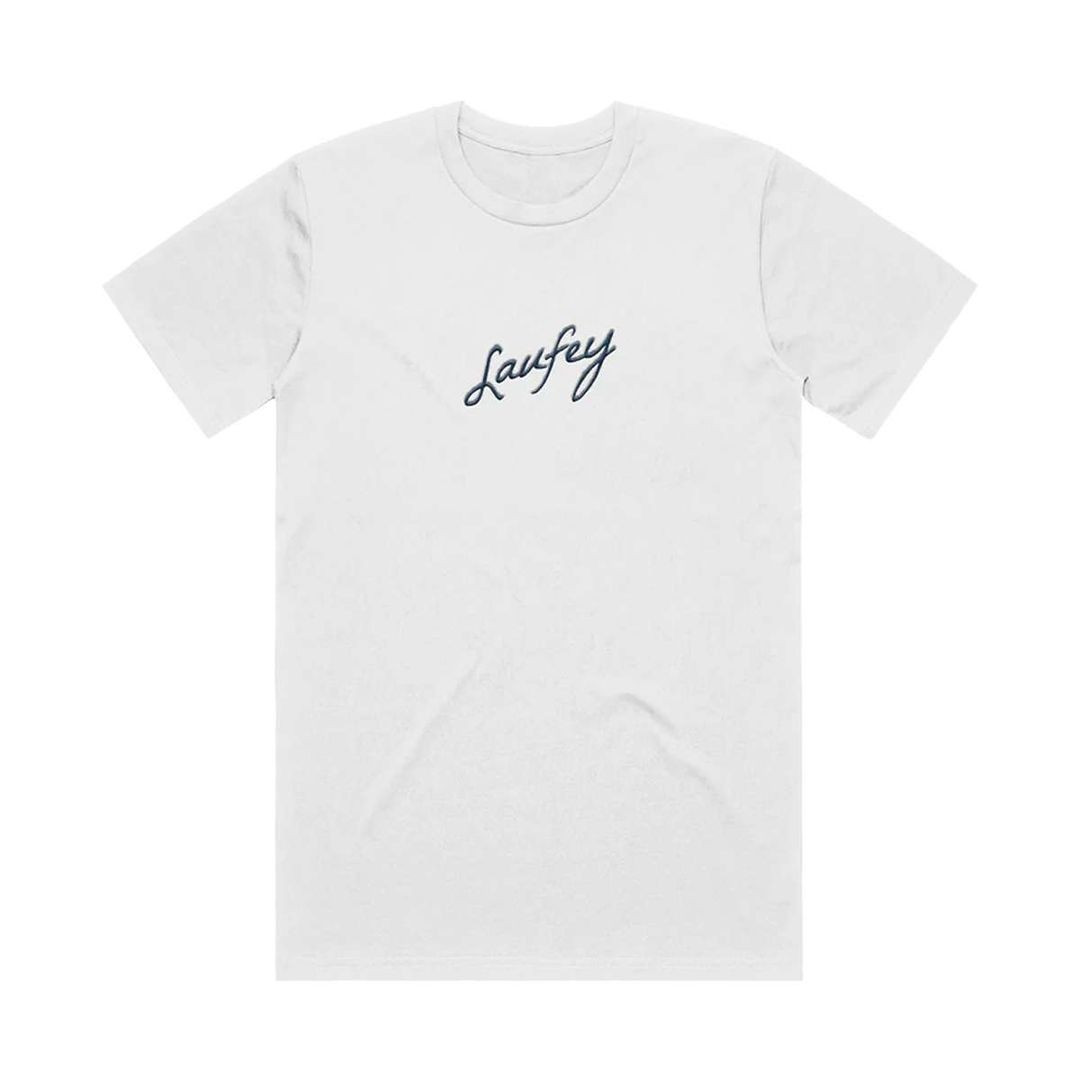 Laufey Merch Signature Tee Navy Thread
