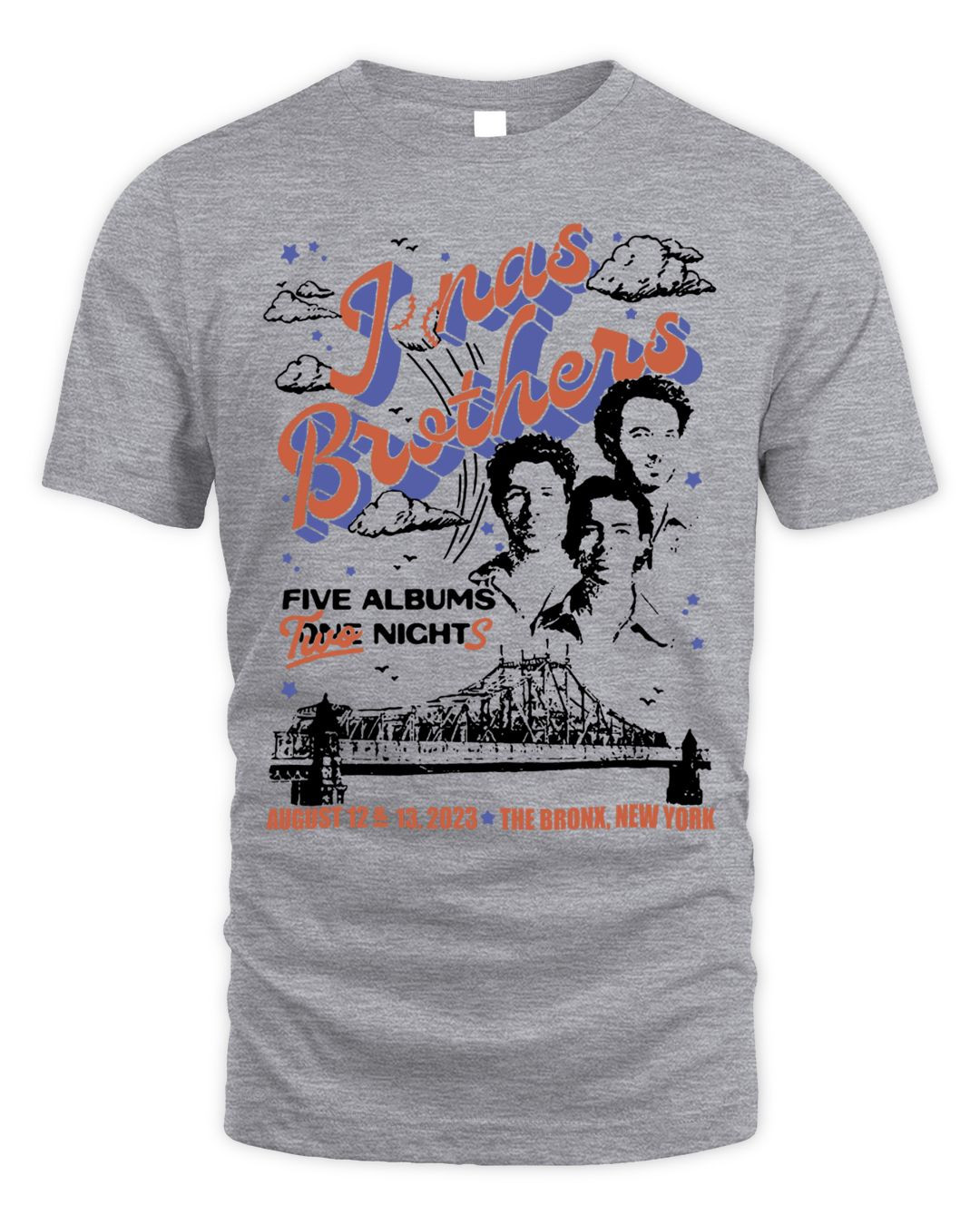 Jonas Brothers Merch New York Stadium Shirt