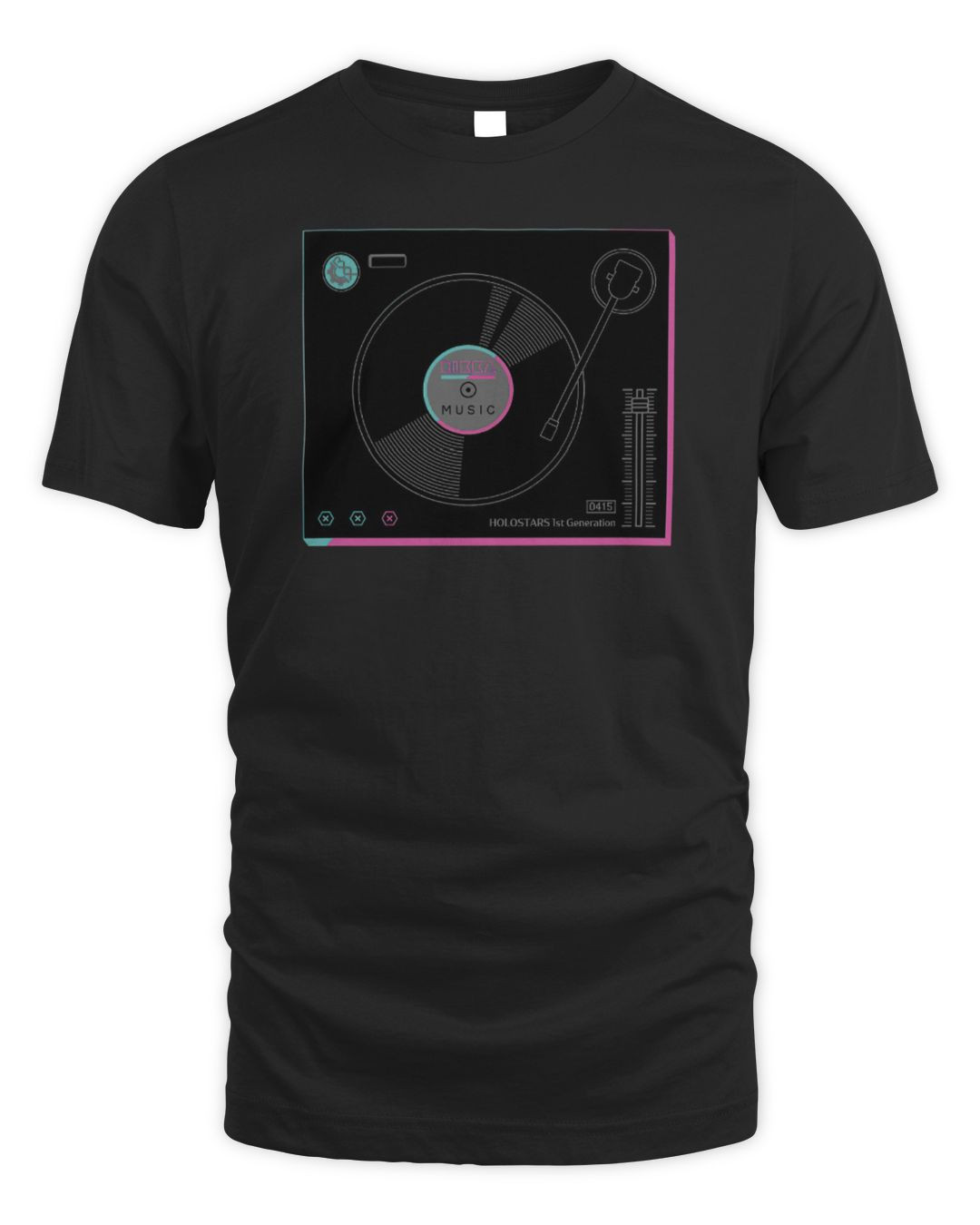 Hololive Merch Matching Record Graphic Shirt