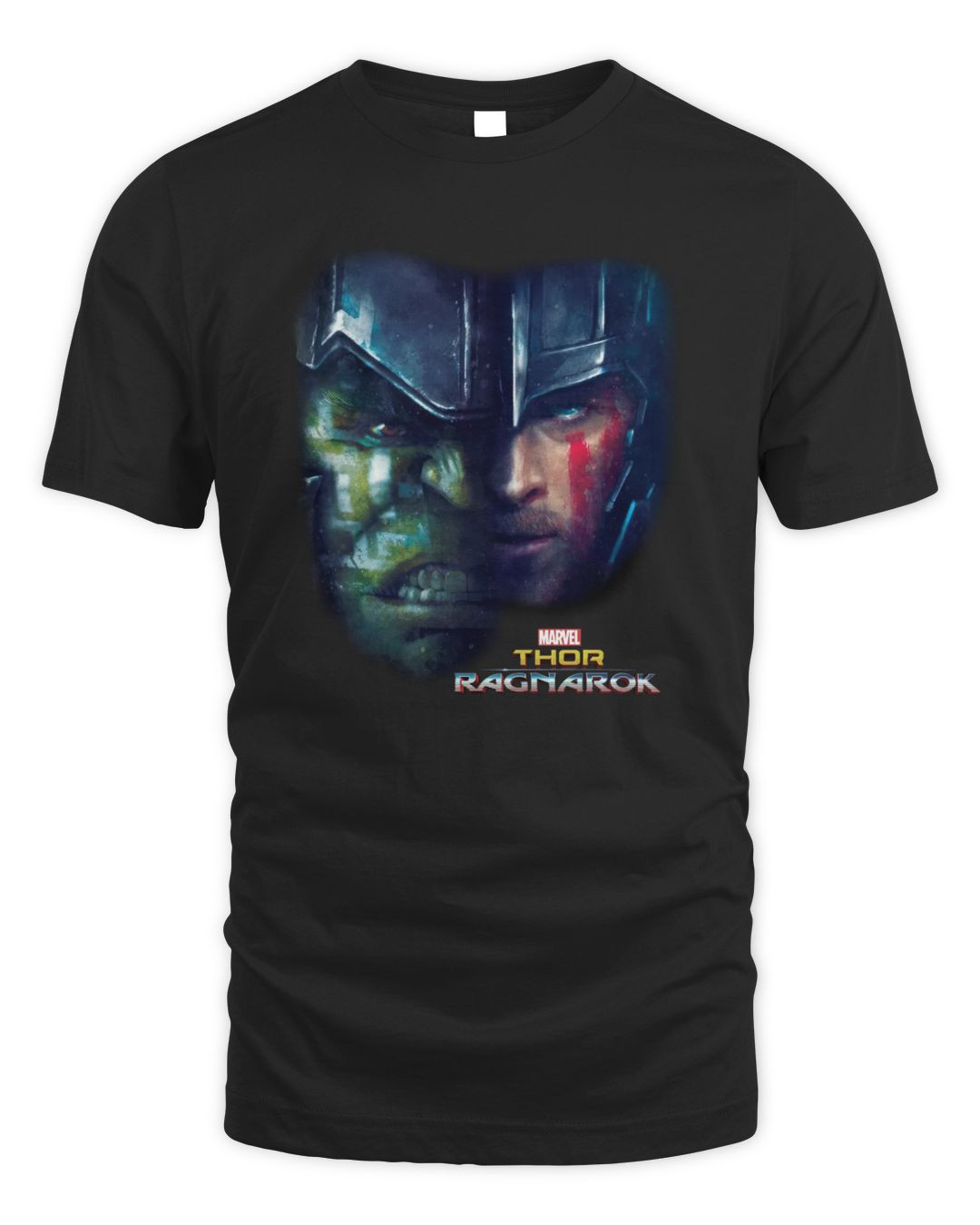 Marvel Thor Ragnarok Hulk Split Face T-shirt