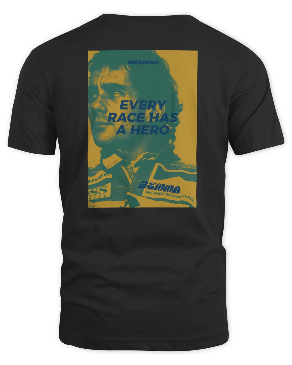 Mclaren F1 Merch Ayrton Senna Graphic Hoodie