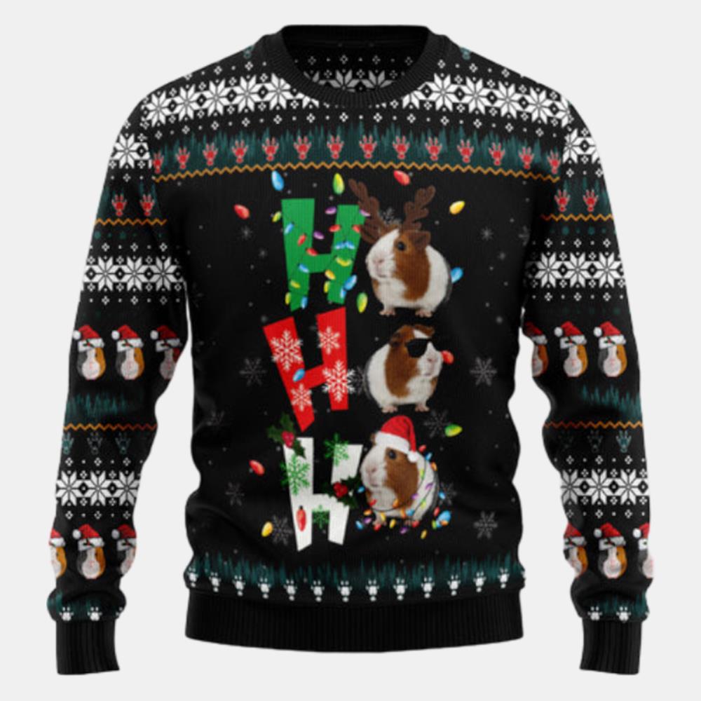 Hohoho Guinea Pig Ugly Sweater