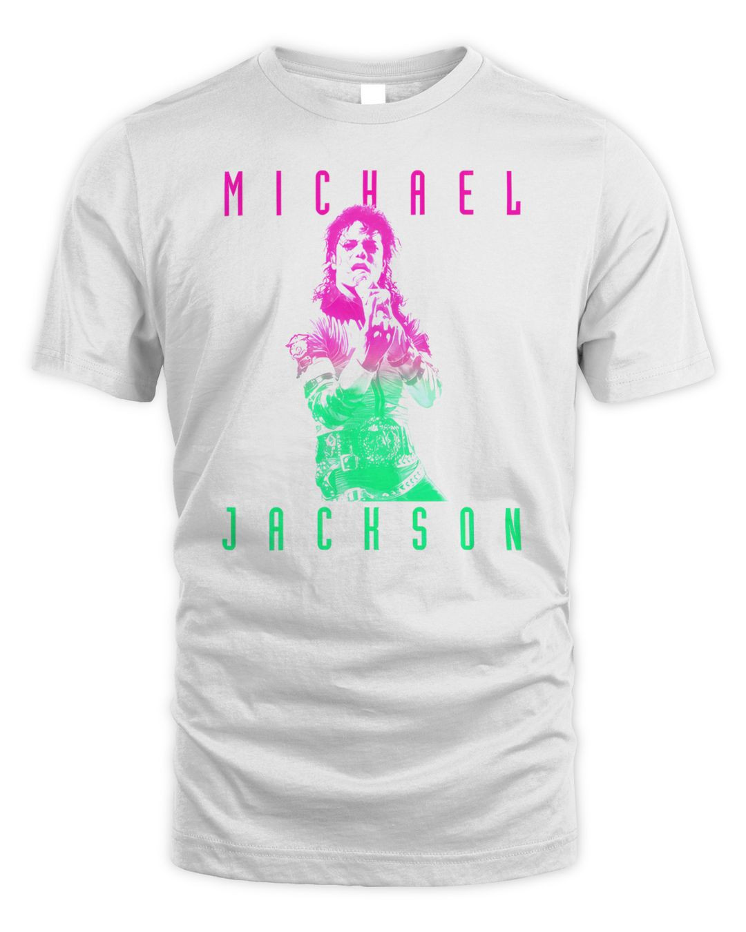 Michael Jackson Merch Ombre Singing Shirt