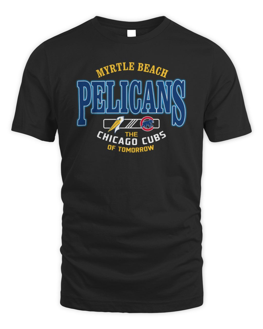 Milb Myrtle Beach Pelicans Mango Affiliate Chicago Cubs T-shirt