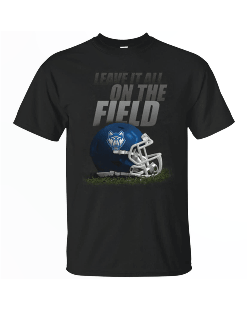 Leave It All On The Field University Of West Georgia Wolves Gridiron T Shirt