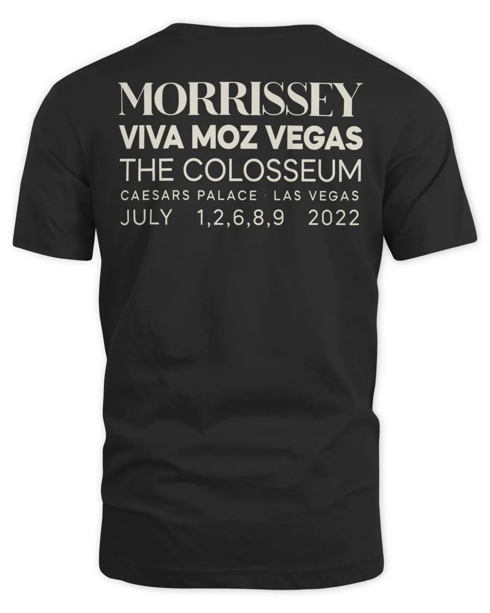 Morrissey Merch Viva Moz Vegas 2022 Event Shirt