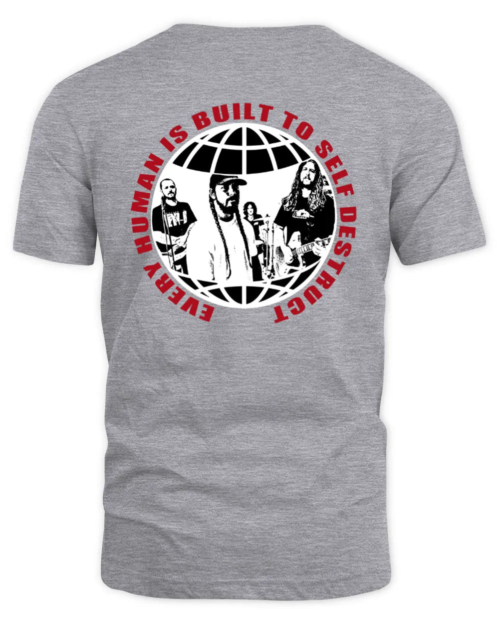 Kublai Khan Tx Merch Absolute Worldwide Grey Tee