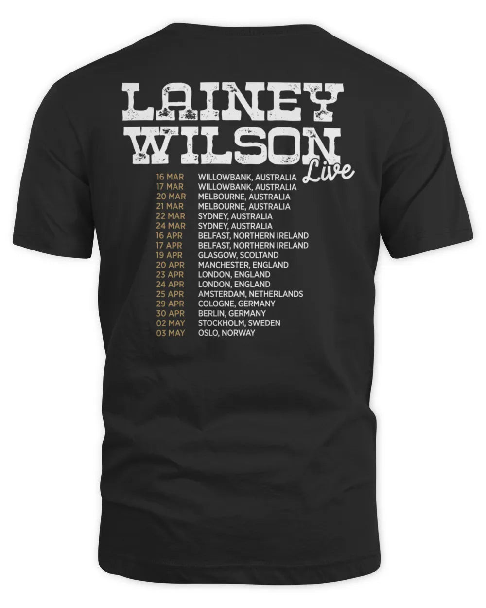 Lainey Wilson Admat Brown Tshirts