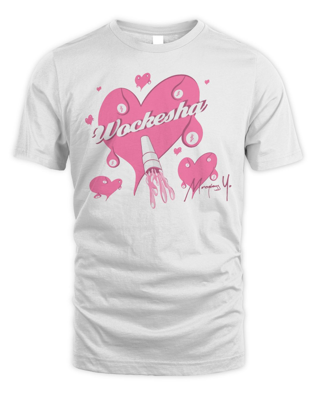 Moneybagg Yo Merch Wockesha Art Heart T-shirt