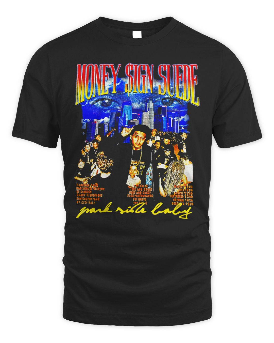 Money Sign Suede Merch Free The Parkside Shirt