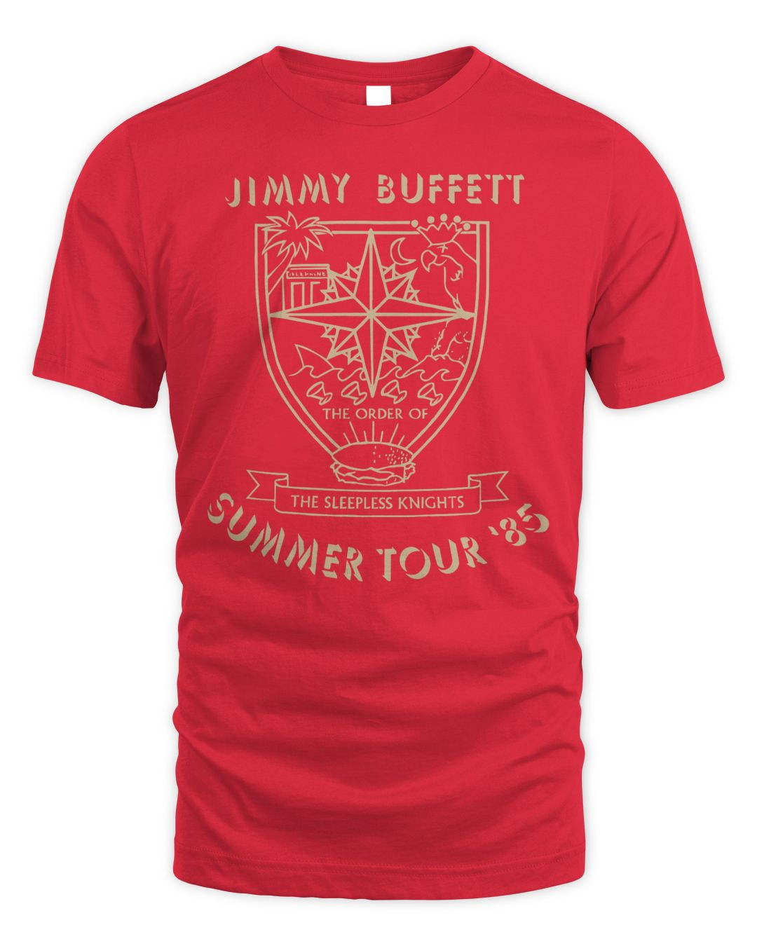 Jimmy Buffett Merchandise The Sleepless Knights '85 Shirt
