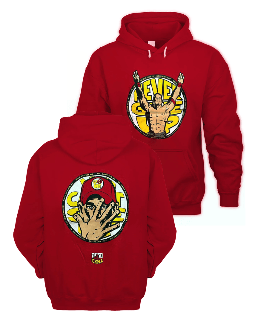 John Cena Red Wrestling Hoodie