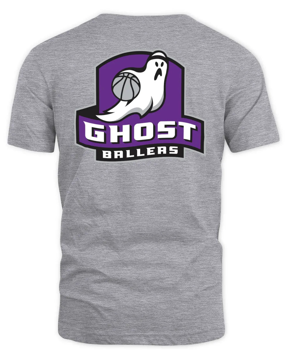 Men's Gray Ghost Ballers Raglan Shooting T-shirt