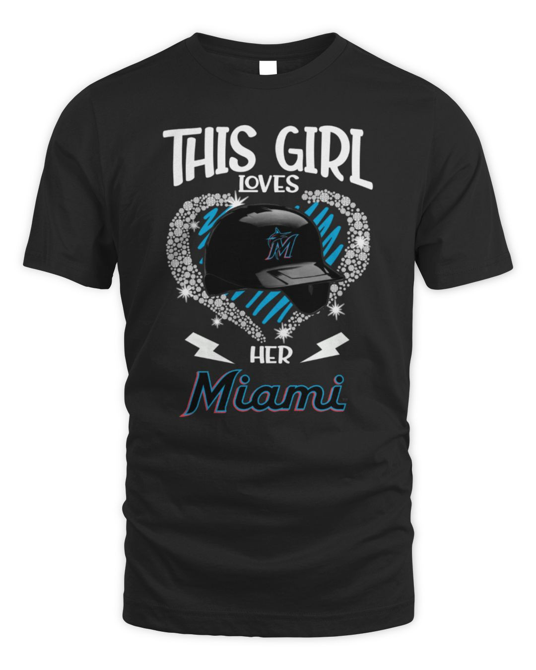 Miami Marlins This Girl Love Her Tigers Forever T-shirt