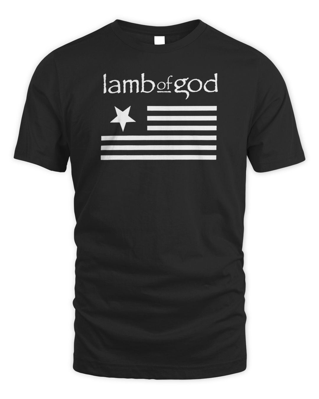 Lamb Of God Merch Flag Shirt