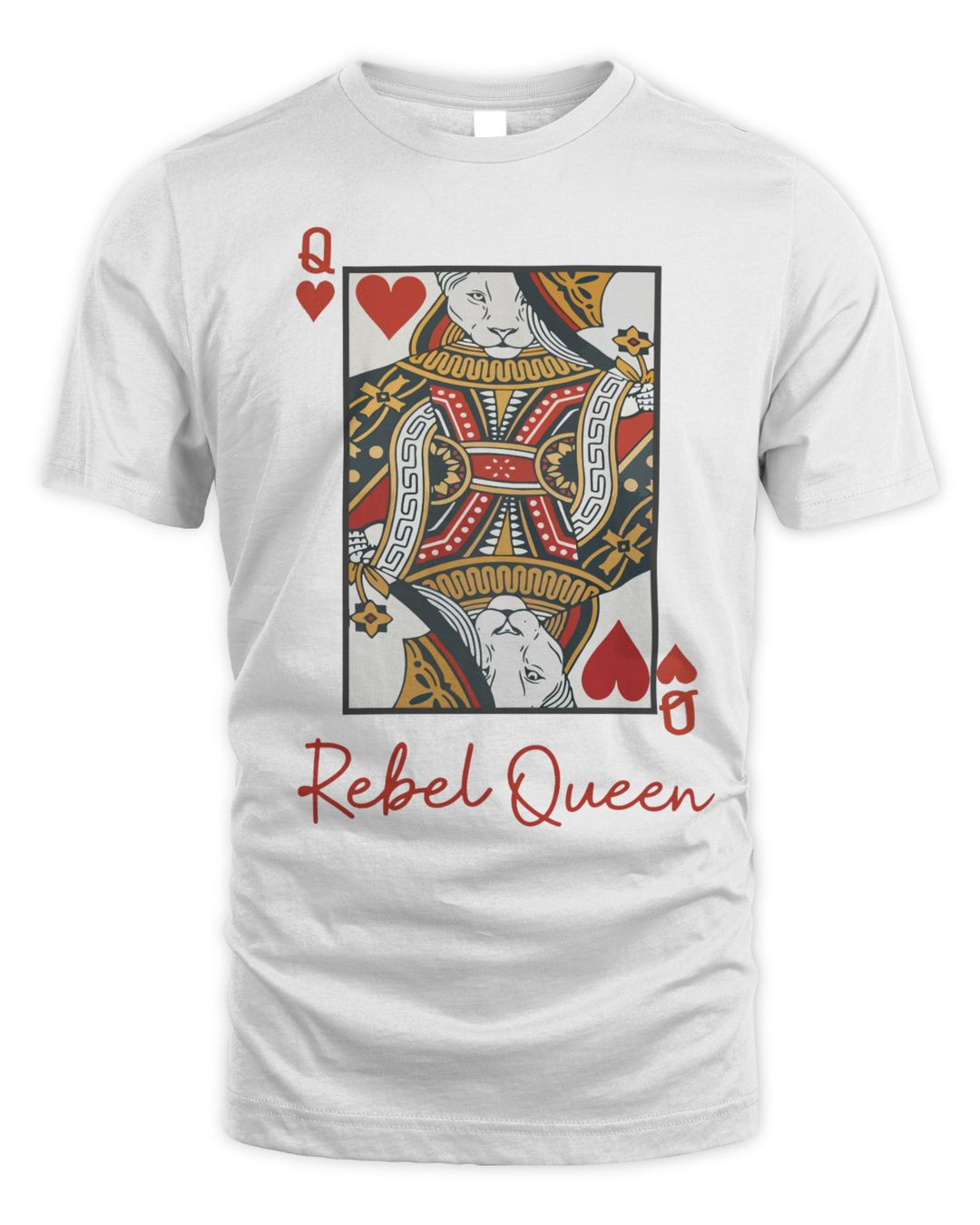 Lions Not Sheep Clothing Queen Card Shirt