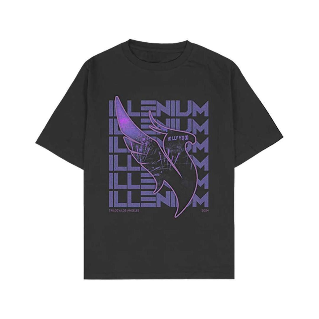 Illenium Merch Trilogy La Stacked Tee