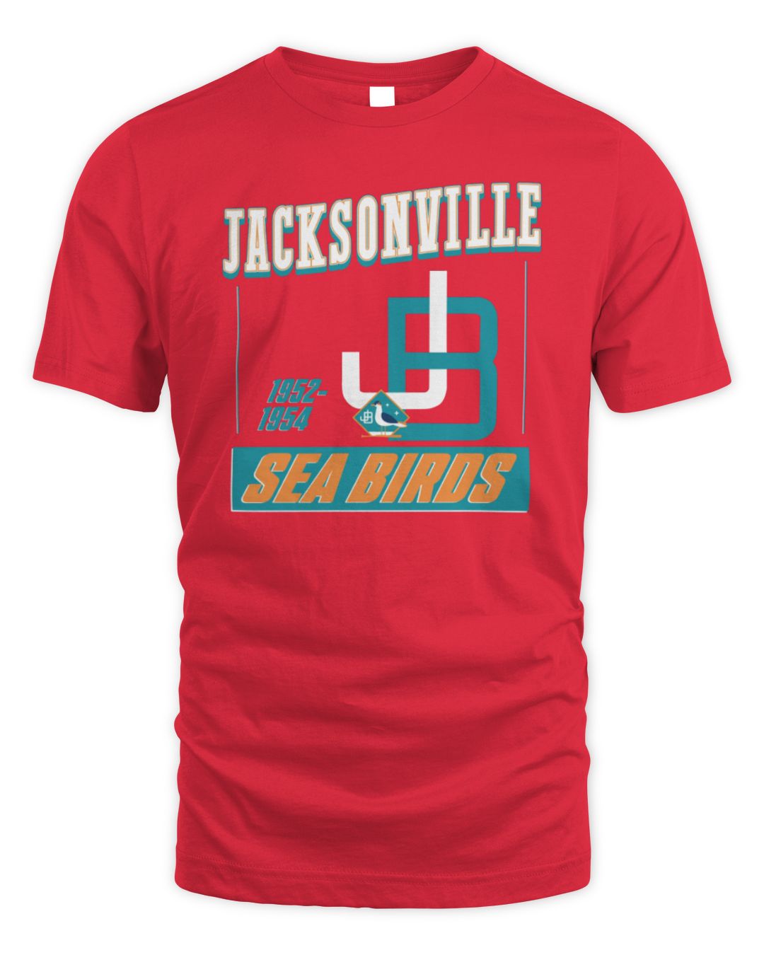 Milb Jacksonville Jumbo Shrimp '47 Jax Beach Seabirds Outlast Franklin Tee