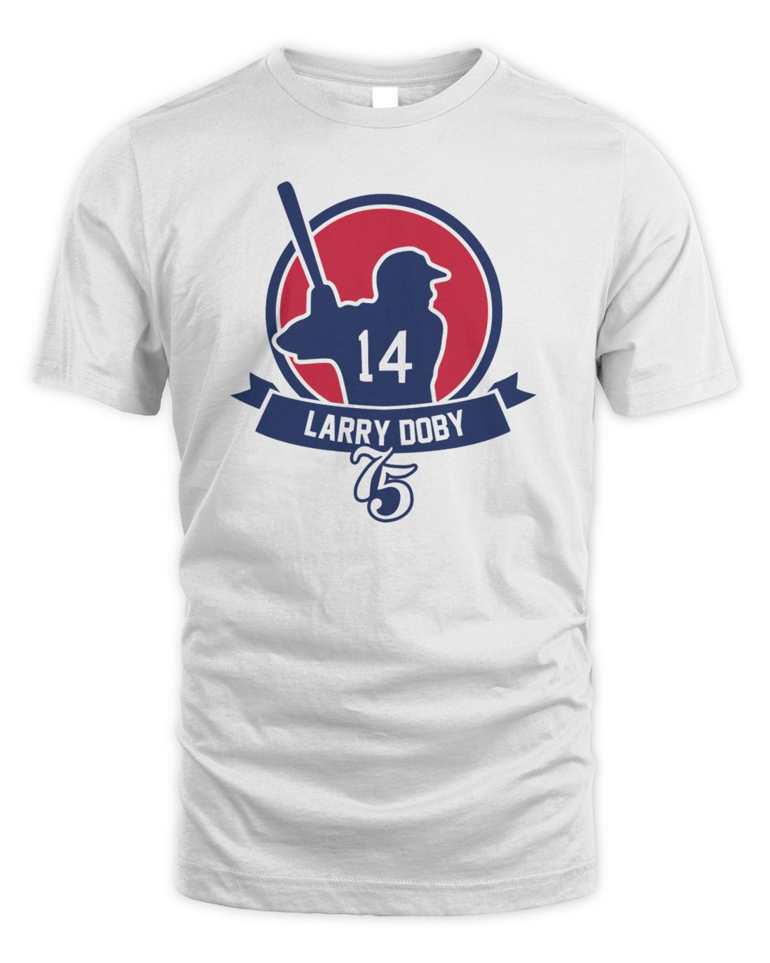 Larry Doby 75 White T-shirt