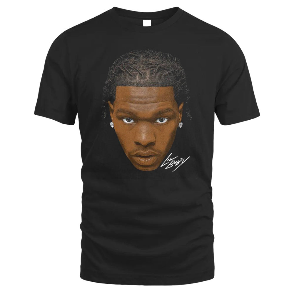 Lil Baby Big Face Tee, Vintage T-shirt Style