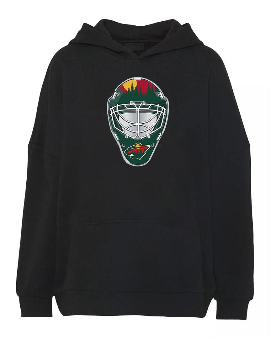 Minnesota Wild Goalie Mask Front Hoodie