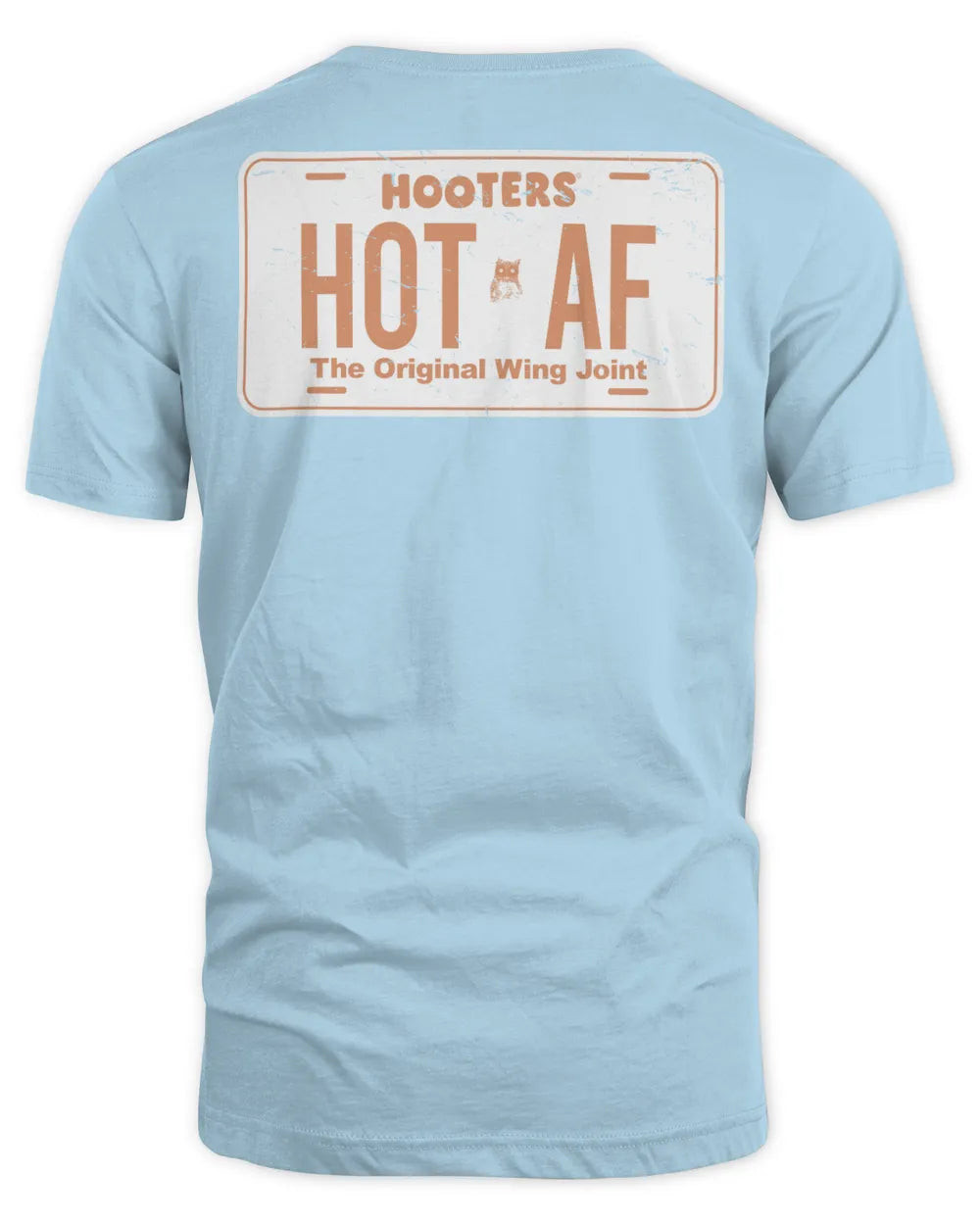 Hooters Merchandise Hot Af License Plate Shirt